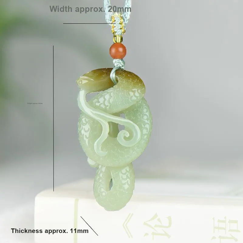 KUNYUYAO Hetian Jade Pendants White Jade Unisex-51