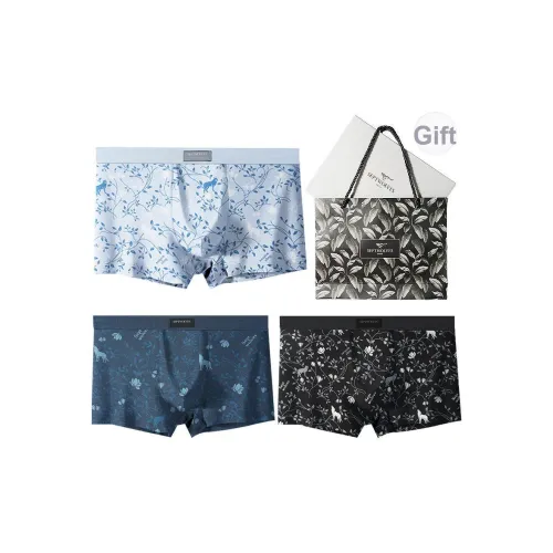 SEPTWOLVES Нижнее белье Подарочная коробка Мужская Подарочная коробка 3 Пачка + Сумка