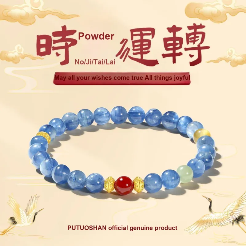 PUTUOSHANWENCHUANG Crystal Bracelets Unisex-1