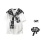 White+Black White Shawl