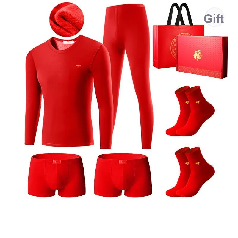 SEPTWOLVES Thermal Set Men's 6 piece Gift Box Set