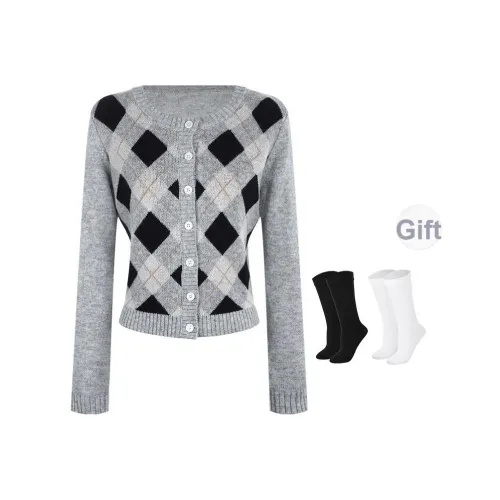 BSEVENI Светлый Фотиния Серый Женский Трикотаж