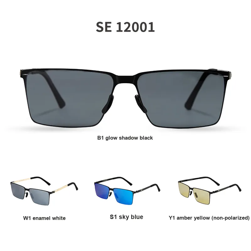 SEPTWOLVES Stainless Steel Square Sunglasses Unisex-3