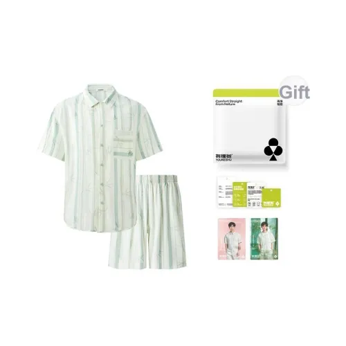 YOUKESHU Bamboo Series Унисекс Пижамные комплекты