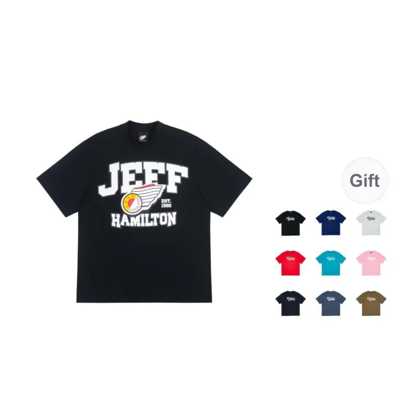 JEFF HAMILTON SS24 T Shirt Unisex Black-0