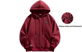 Burgundy (Fleece-Lined and Thickened)