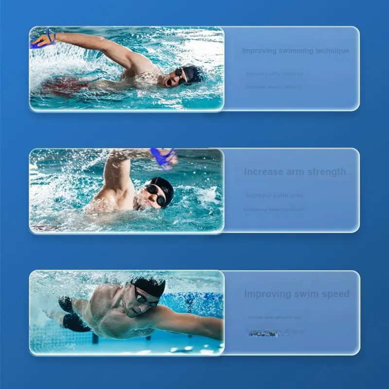 SMILING SHARK Diving Flippers-3