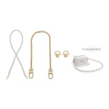 1.2cm Width Pearl 90cm+Decorative Chain 40cm[Includes Modified Tool]