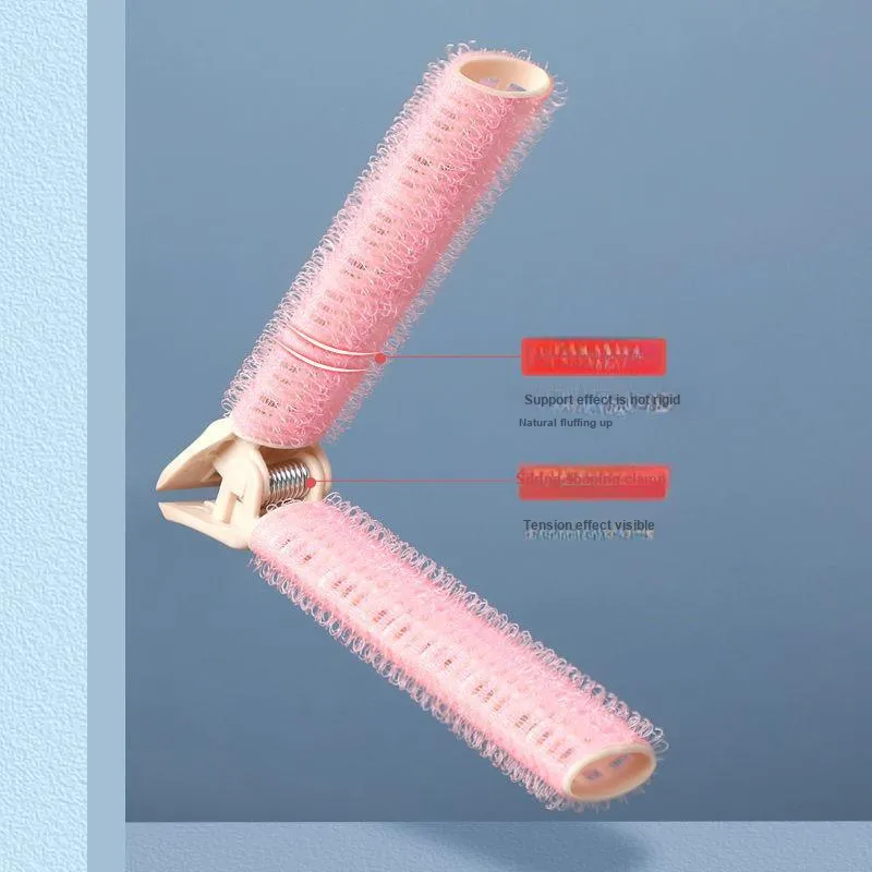 JIAOXUEFEI 3 Root Volumizing Cushion Root Curling Tubes 2 Pcs High Forehead Shaping Hair Clips Bangs Clip Curl-2