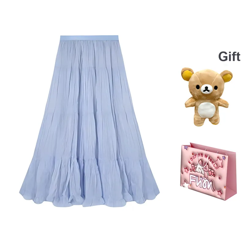 FLIM Casual Long Skirts Women's-7