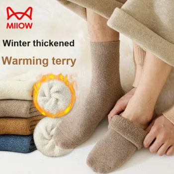 MIIOW Trend Party Series Mid Calf Socks Men's Shopping Bag 3 Pack