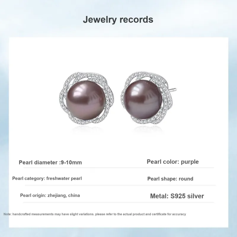 PEARL QUEEN Pearl Stud Earrings Women's-1