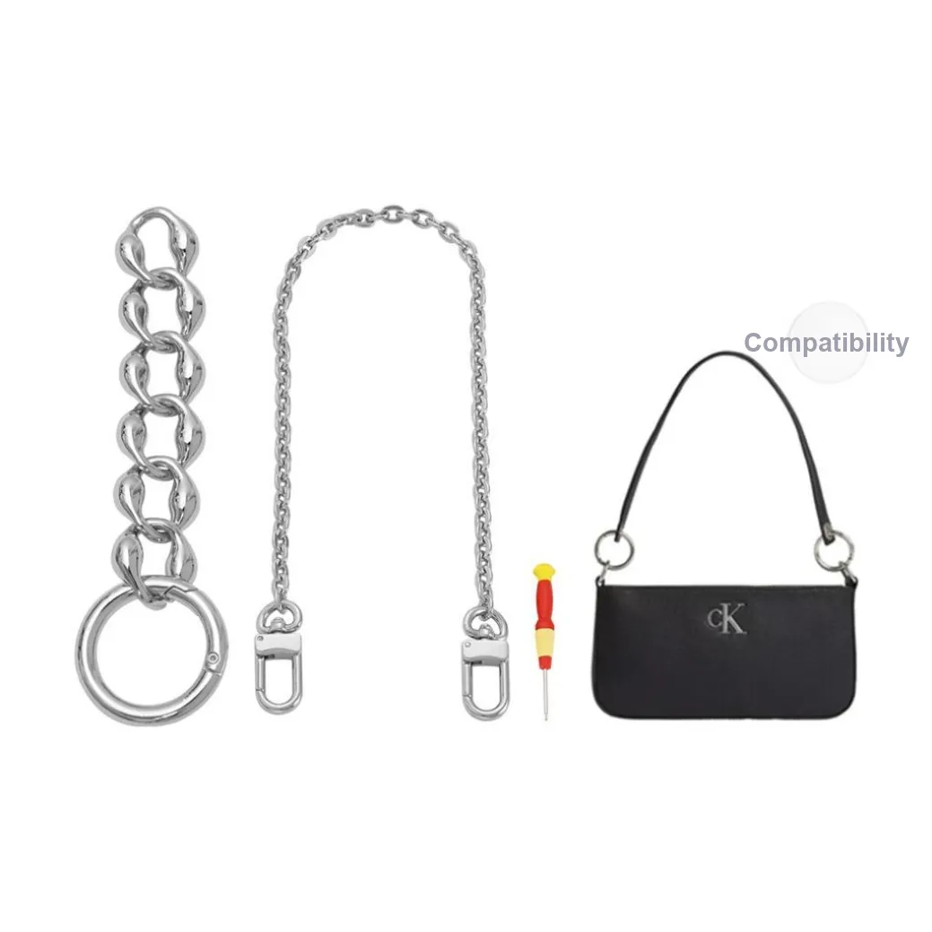 Lan Bao Fan Metal Bag Accessory Women's Silver