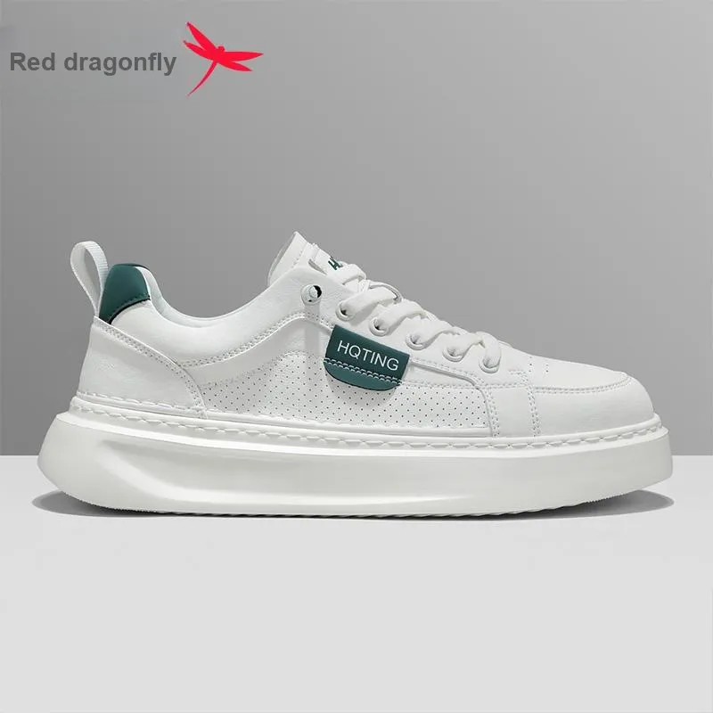 RED DRAGONFLY Low Top Skateboard Shoes Men's-3