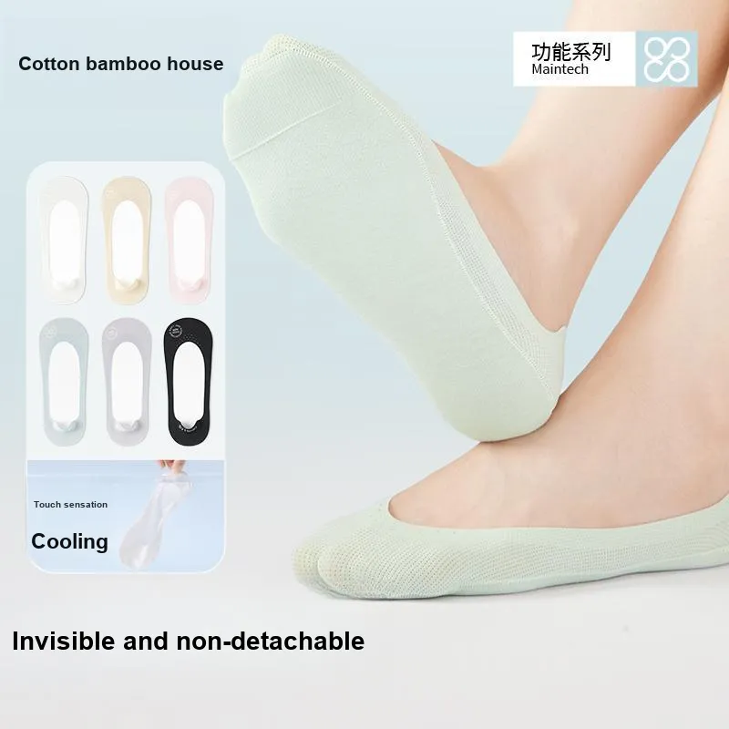 B&C.Room No Show Socks Women's 5 Pack-12
