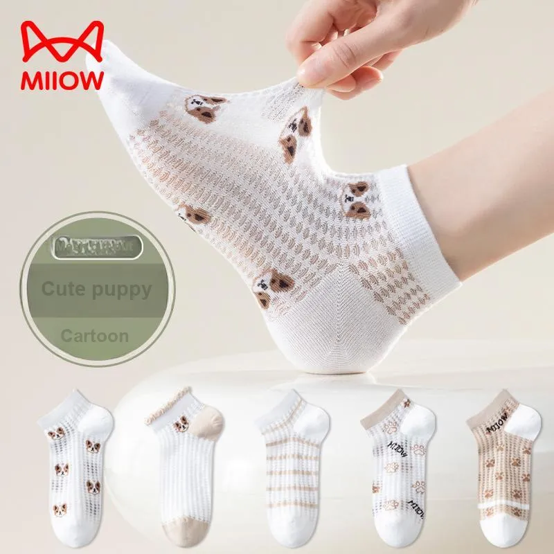 MIIOW Ankle Socks Women's 5 Pack-11