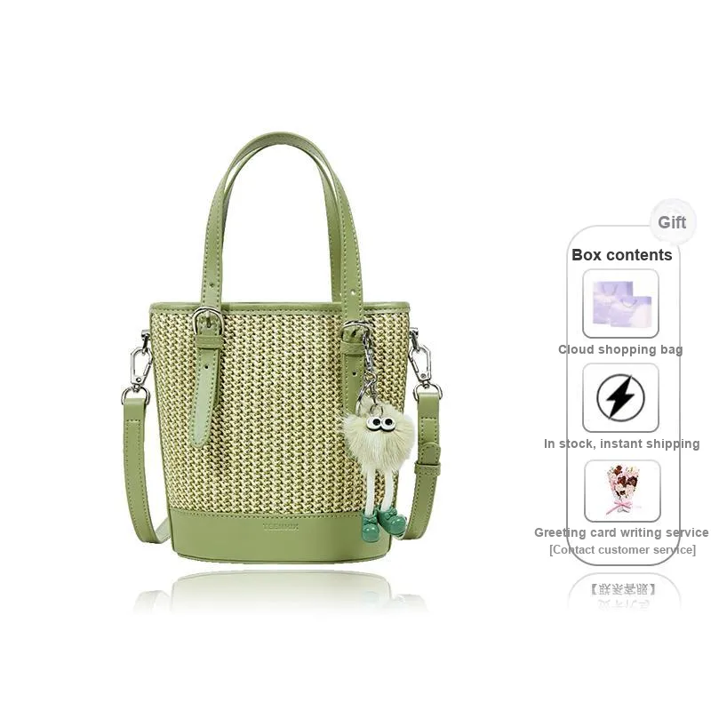 Teenmix Fabric Crossbody One Shoulder Handbag Women's Multicolor-23