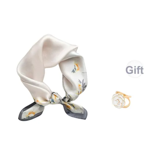 NAME.S 100% шелк из тутового шелкопряда Шарфы Женские Набор в подарочной коробке