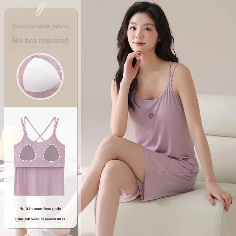 XIAFENYAN Pajama Set Women's Pink Purple-1