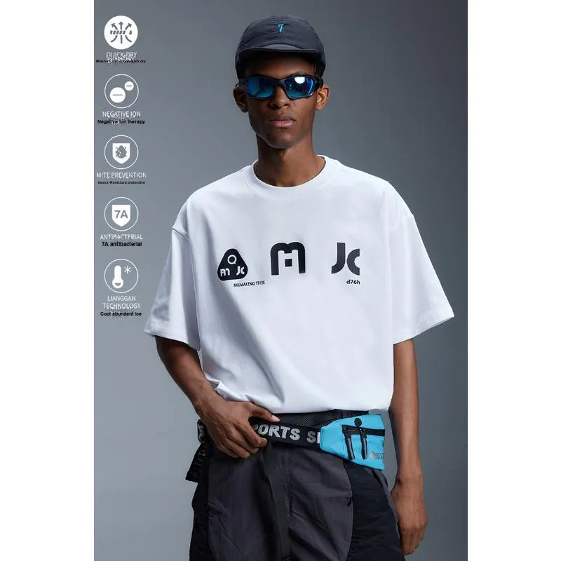 RUIZENLUO Summer T Shirt Loose Fit Unisex-5