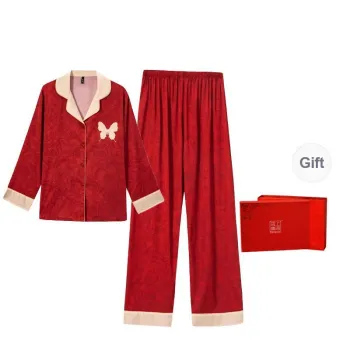 Shanghai Story Pajama Set Women's Gift Box Set Red