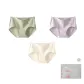 B Set-3D Effect Jacquard Cotton-Green+Ecru+Purple