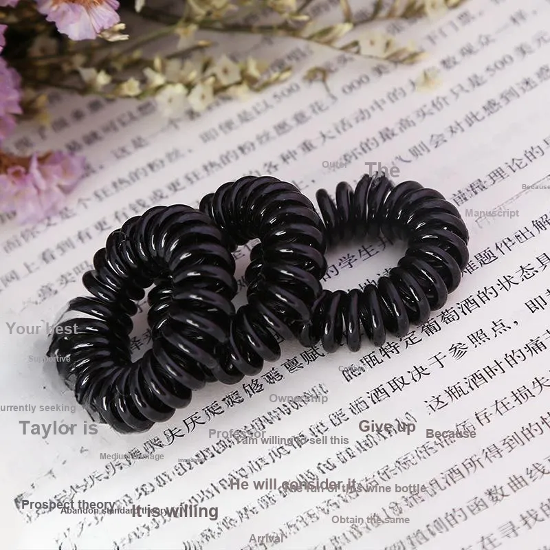 JIANYINGSHU TPU Hair Tie Unisex-1