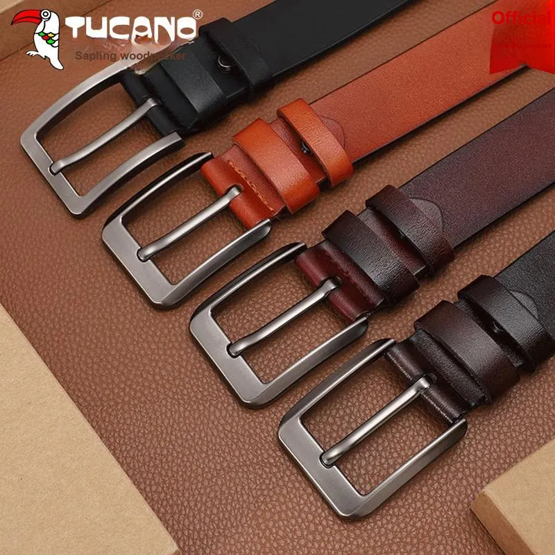 TUCANO Cow Split Leather Belts Men's 3.5-2