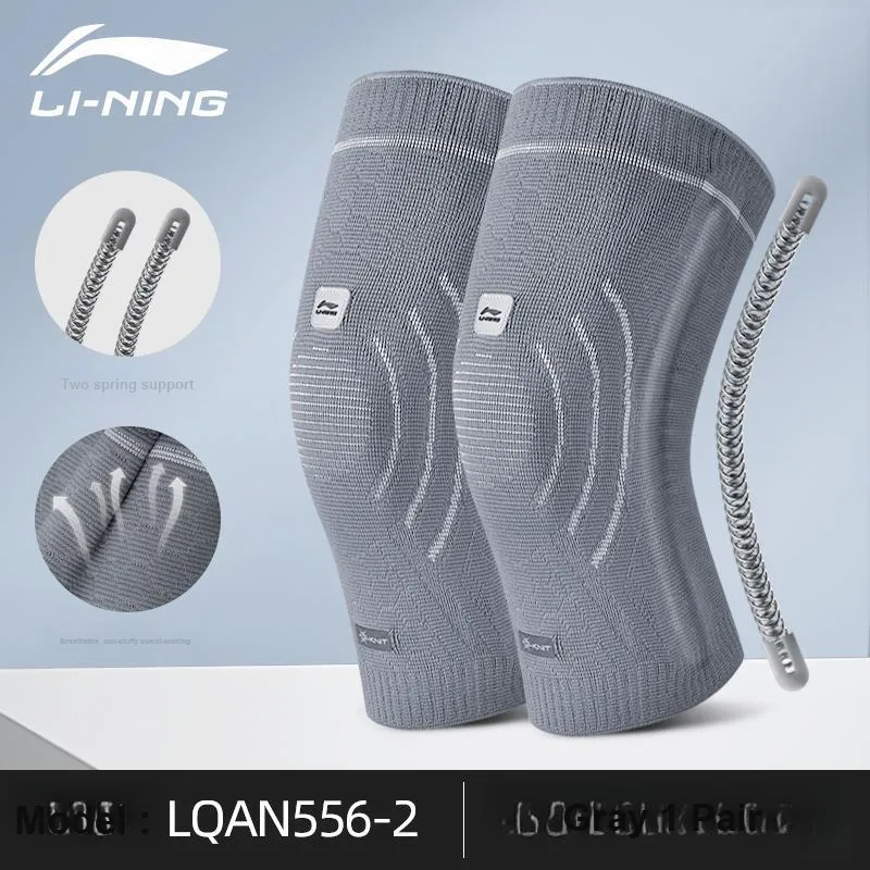 LiNing Fitness Running Table Tennis Badminton Unisex Polyester Polyamide Elastane Knee Pads-3