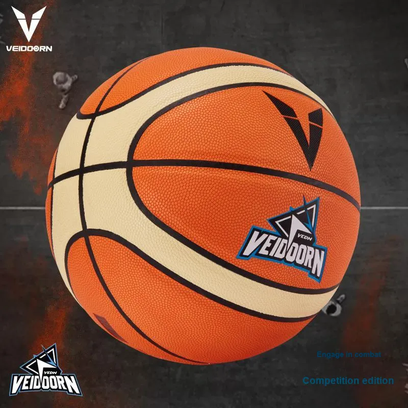 VEIDOORN Microfiber Leather Basketball Orange Size 7 Ball Competition Training Unisex-4