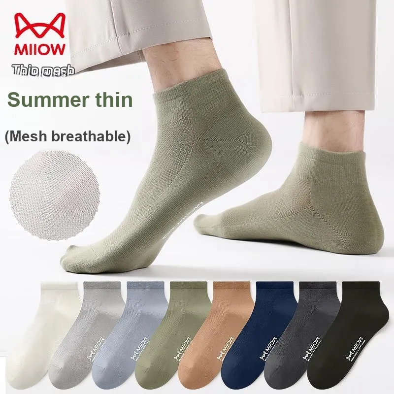 MIIOW Cool One Summer Series Ankle Socks Men's 5 Pack-29