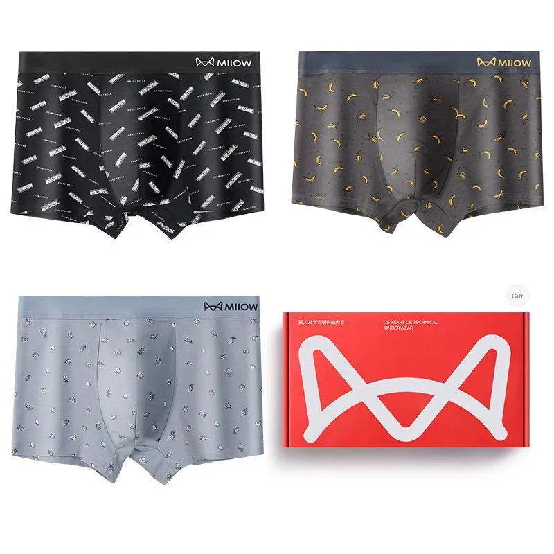 MIIOW Underpants Men's Box 3 Pack-7