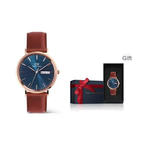 Daniel Wellington Классическая серия Кварцевые мужские наручные часы с белым циферблатом