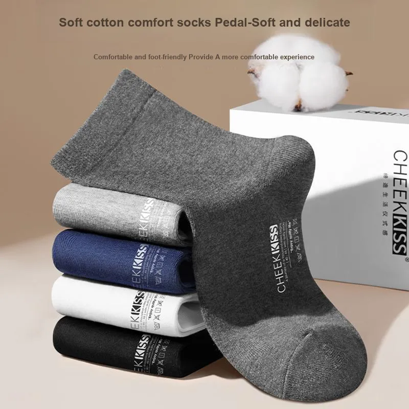 Cheekkiss Mid Calf Socks Men's Box 4 Pack-4