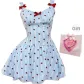 Blue Plaid Dress+Box