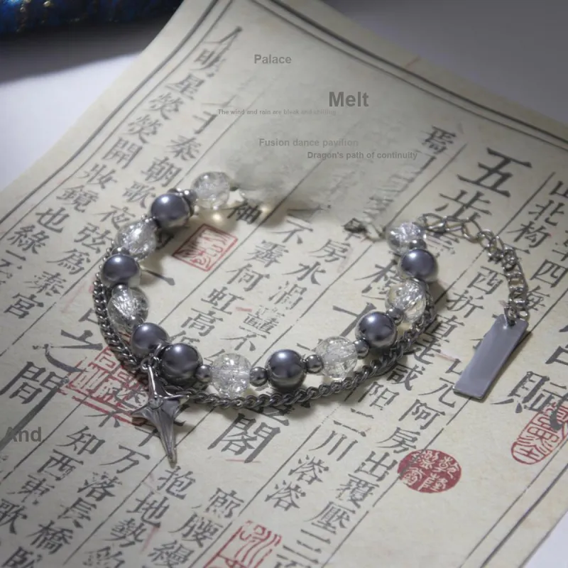 MEOBURLIY Colored Glaze Bracelets Unisex-2