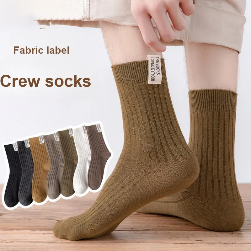 NANJIREN Mid-Calf Socks Men's Mixed Color 7 Pack-1