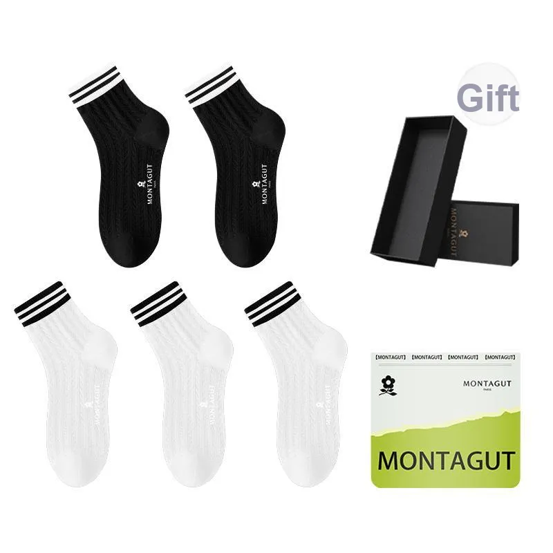 Montagut Mid Calf Socks Women's Shopping Bag 5 Pack-12