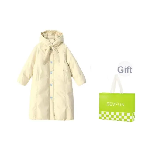 7 SEVFUN Custard Женские пуховики