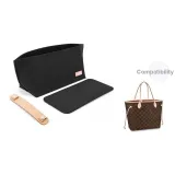 Vegetable Tanned Leather Stress Relief Shoulder Pads-Black Medium Liner+Bottom Pad Combination