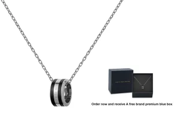 Daniel Wellington Alloy Dw Two Tone Necklace Unisex