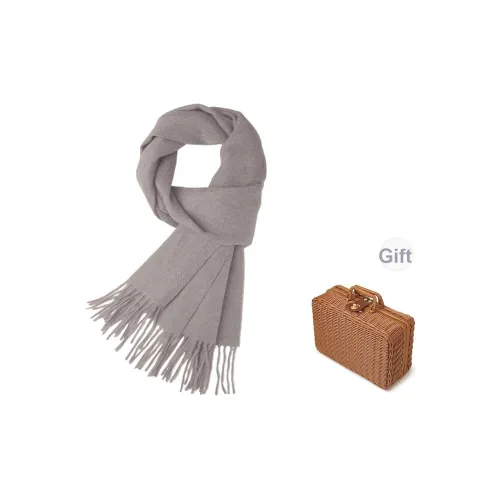 SHASHA 100% кашемир Вязаные шарфы Унисекс Хаки