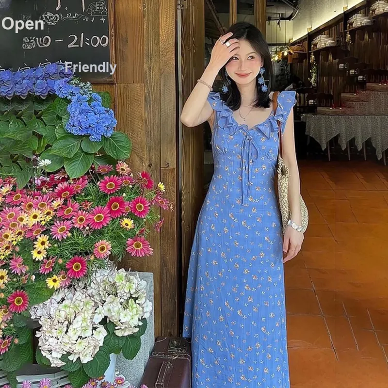 ERIRI Sleeveless Dresses Women's-5