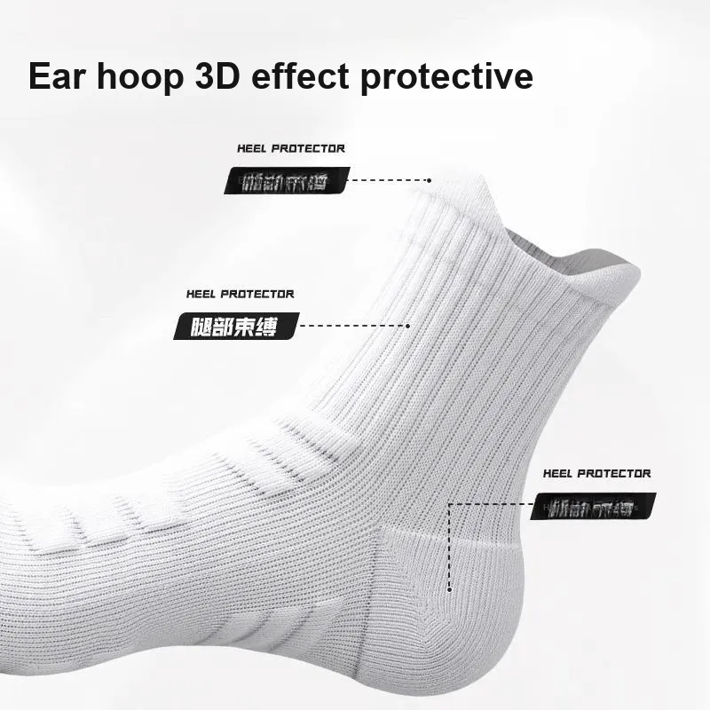 Gentle Welcome Basketball Socks Unisex 5 Pack-17