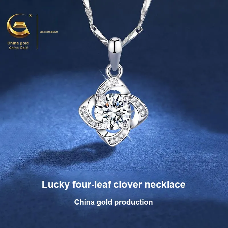 ZSY Sterling Silver Necklaces For Girls Women's-1
