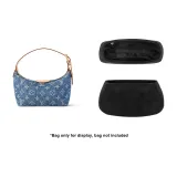 Black Lunch Bag Exclusive Liner[Velvet Fabric]