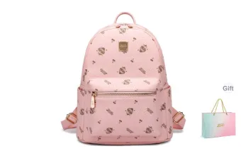 Pepsi PVC Backpack Regular Women's Light Mist Pink/Cognac
