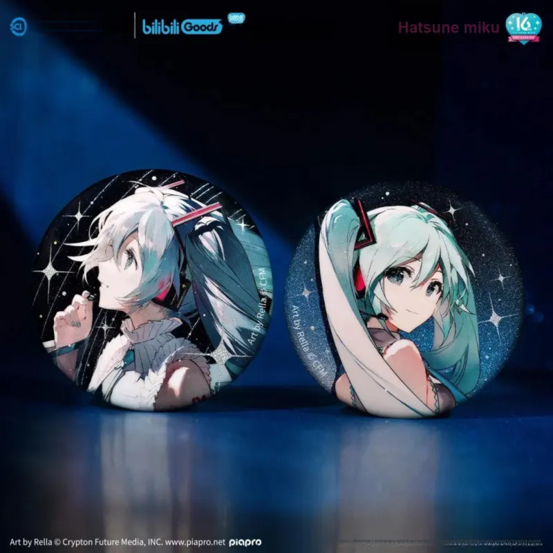BEMOE Hatsune Miku 16TH Birthday Commemoration Concentrating The Future Badge IP Merch-3