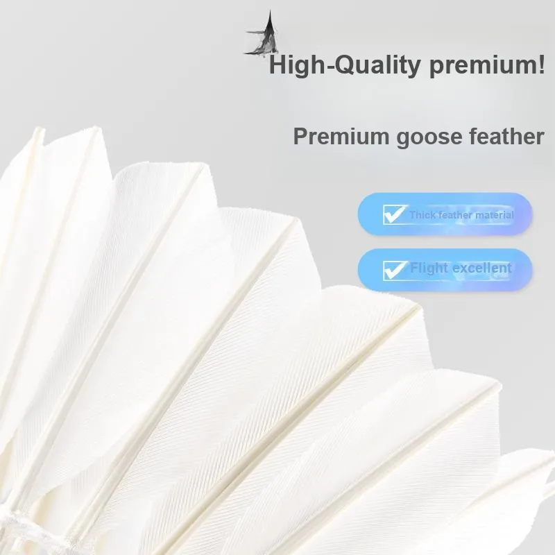 MBFISH Pool Cue Rack S02 Goose Feather Shuttlecock 3 Pack Goose Feather Indoor And Outdoor Shuttlecocks-4