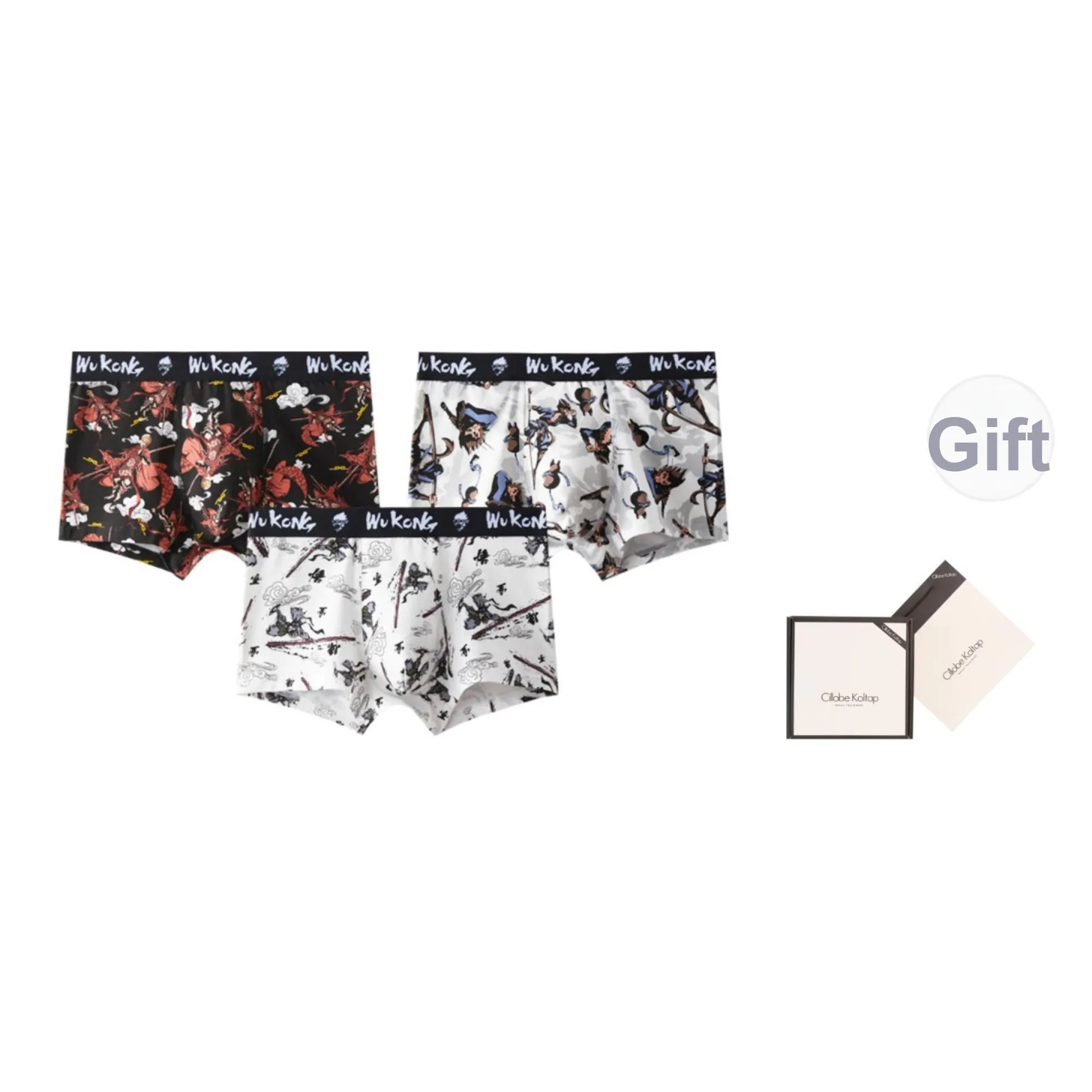 Inside the orange Нижнее белье Men's Box 3 упаковки